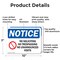 Signmission No Soliciting No Trespassing OSHA Notice Sign, Aluminum, 10in W x 7in L, 2PK OS-2PACK-NS-A-710-L-14831 - alternate 2